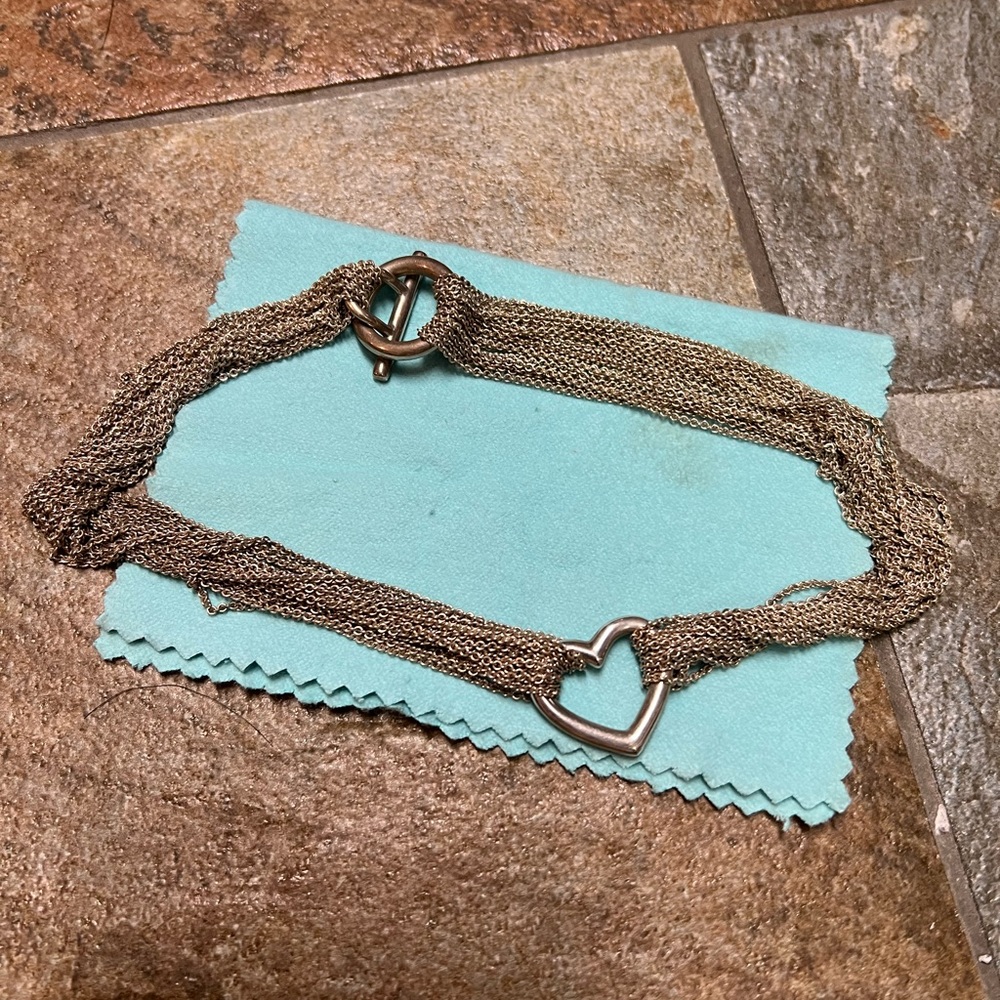 Vintage Tiffany mesh necklace